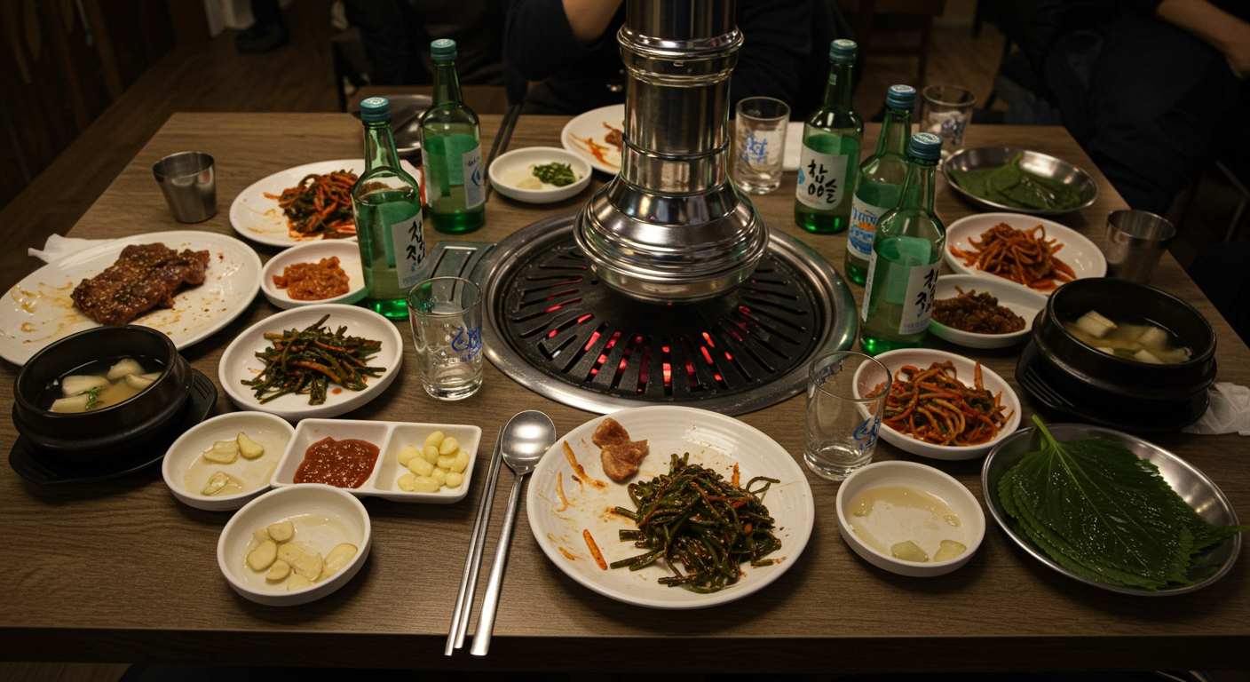 키토 다이어트를 방해하는 회식 테이블