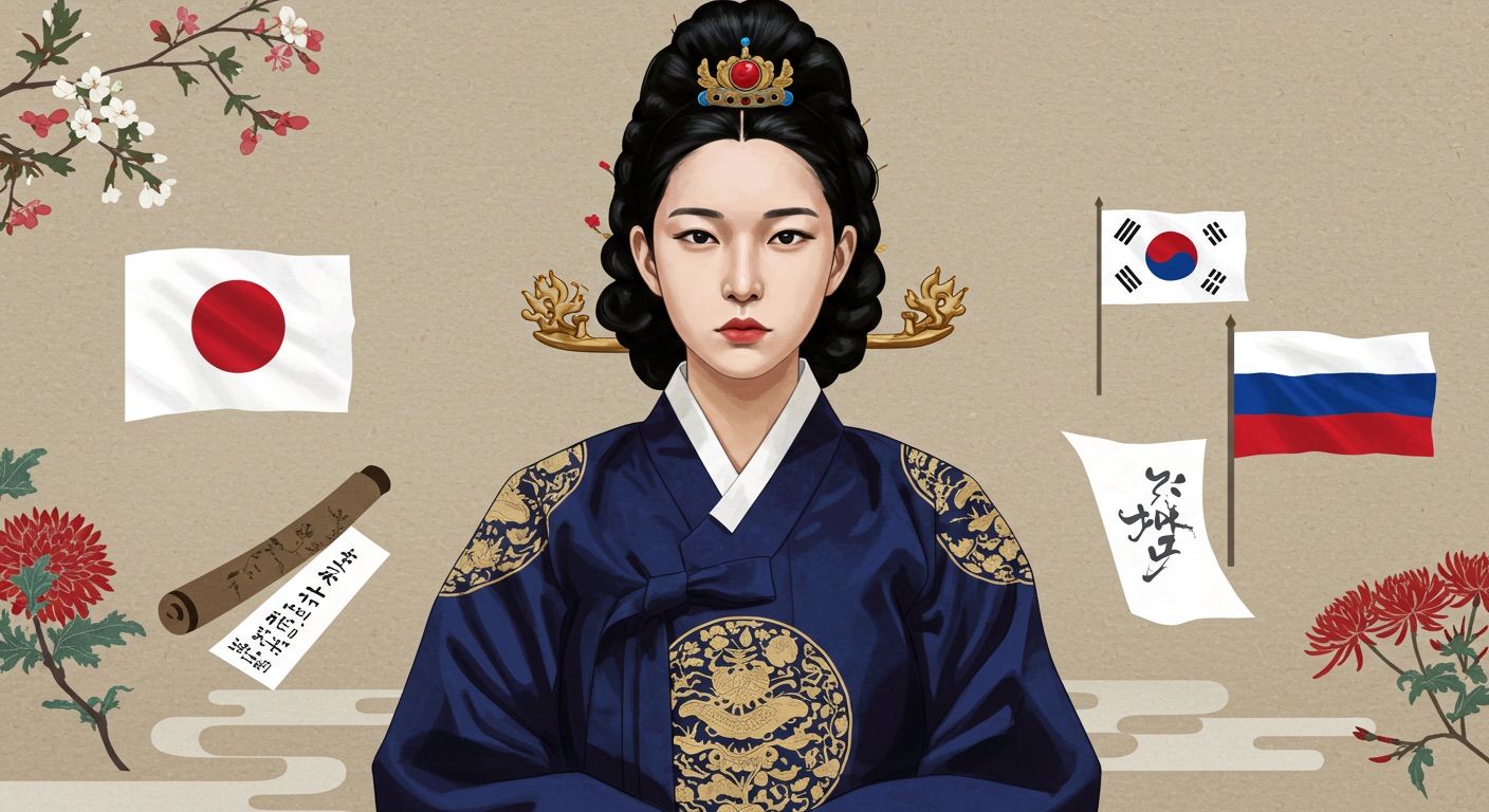 관광통역안내사 면접 기출 명성황후에 관한 설명 본문 내 명성황후 초상화