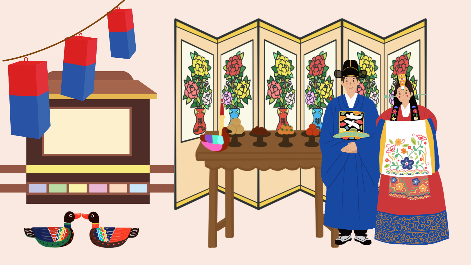 관광통역안내사 면접 기출 본문 이미지 한국 역사 조선의 전통혼례