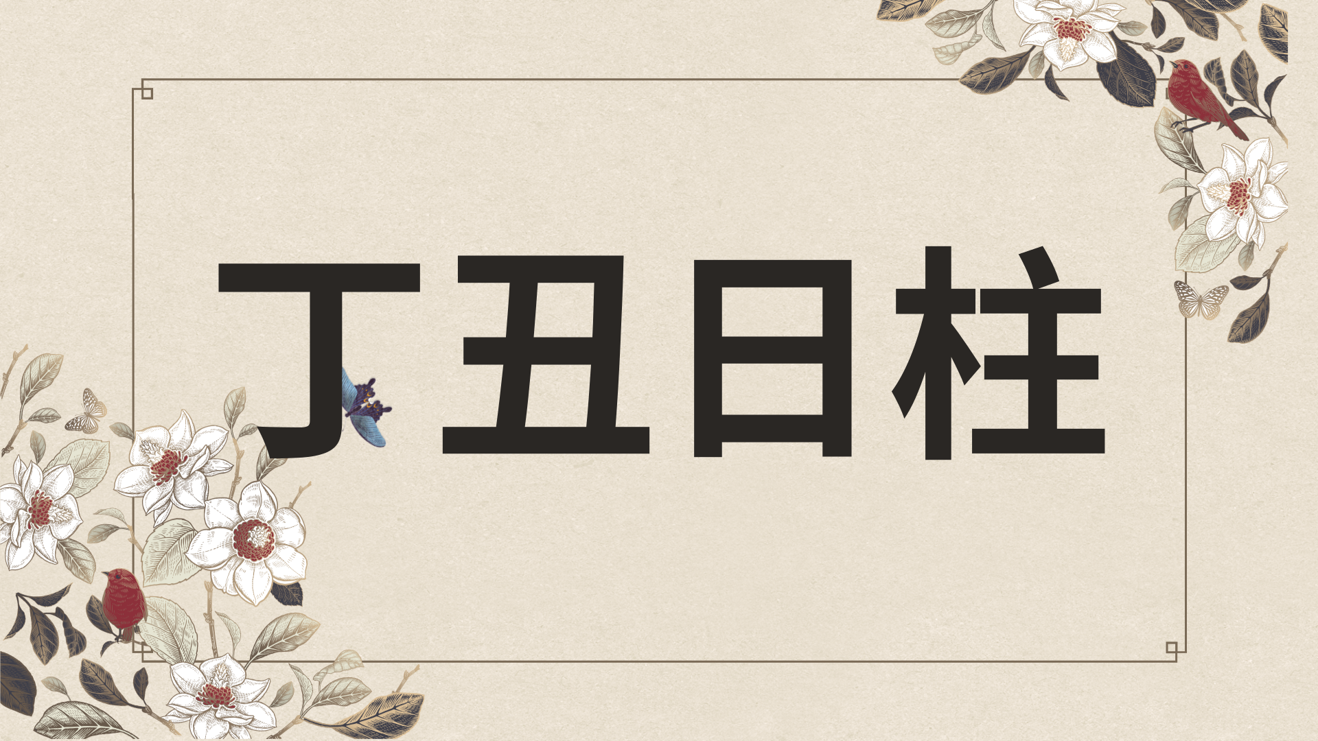 정축일주 한자로