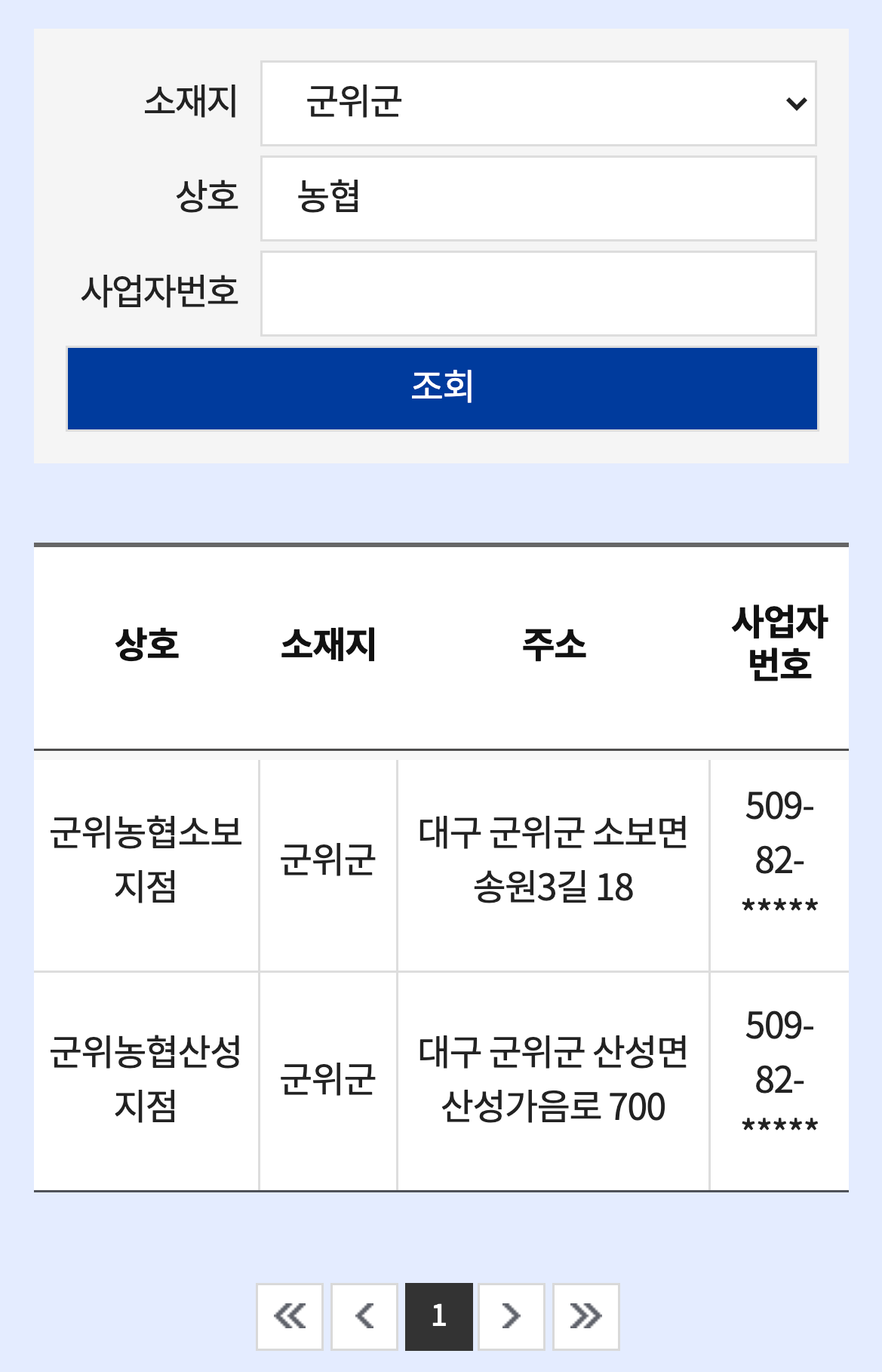 대구 민생회복 소비쿠폰 사용처 검색 2