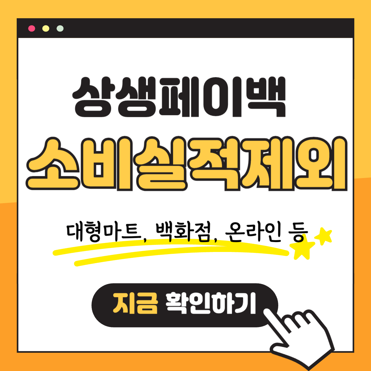 WP 상생페이백 소비실적 불인정 사용처